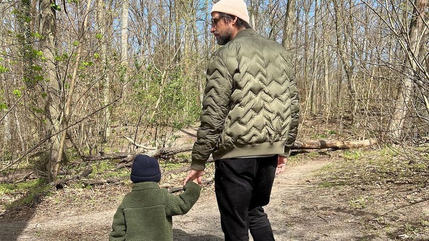 Tom Beck mit seinem Sohn