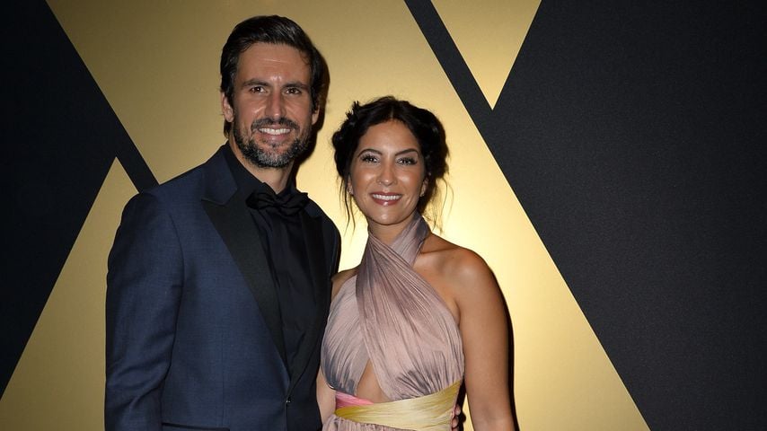 Tom Beck und Chryssanti Kavazi bei einer Aids-Gala im November 2018