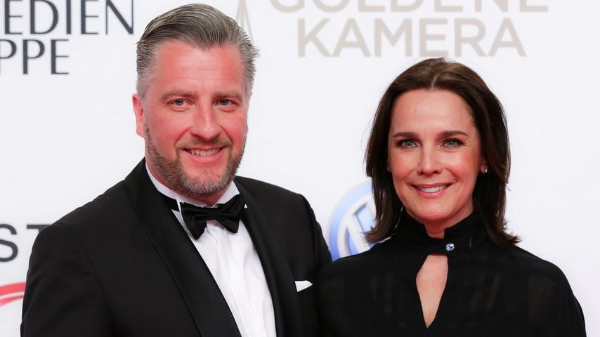 Tom Bierbaumer und Désirée Nosbusch bei der Goldenen Kamera 2019