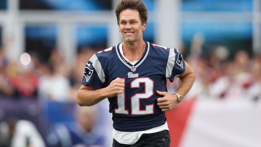 Tom Brady bei seiner Aufnahme in die Hall of Fame