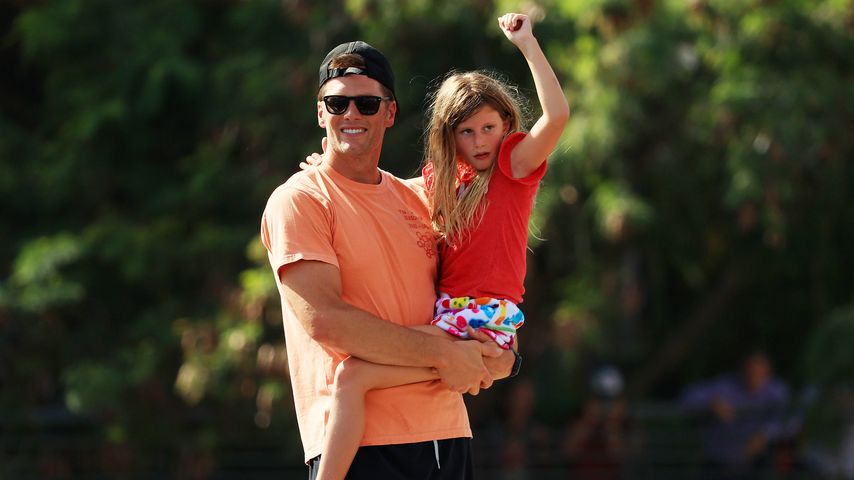 Tom Brady und Tochter Vivian, 2021