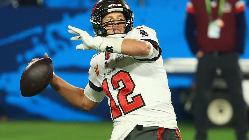 Tom Brady beim Super Bowl in Tampa im Februar 2021