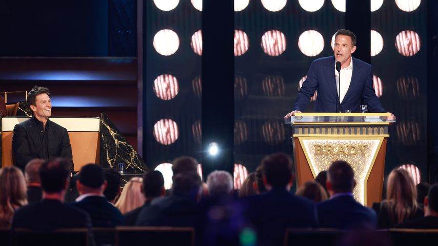 Tom Brady und Ben Affleck beim G.R.O.A.T The Greatest Roast Of All Time: Tom Brady, Mai 2024