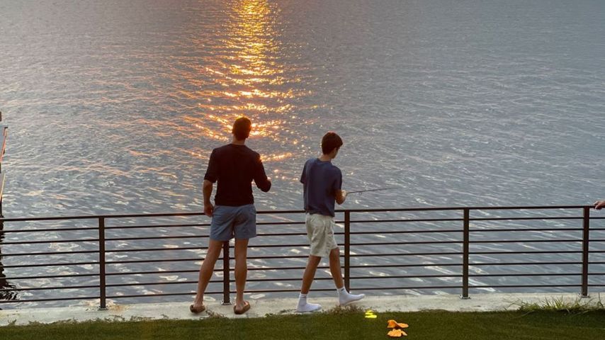 Tom Brady mit seinem Sohn im Oktober 2022