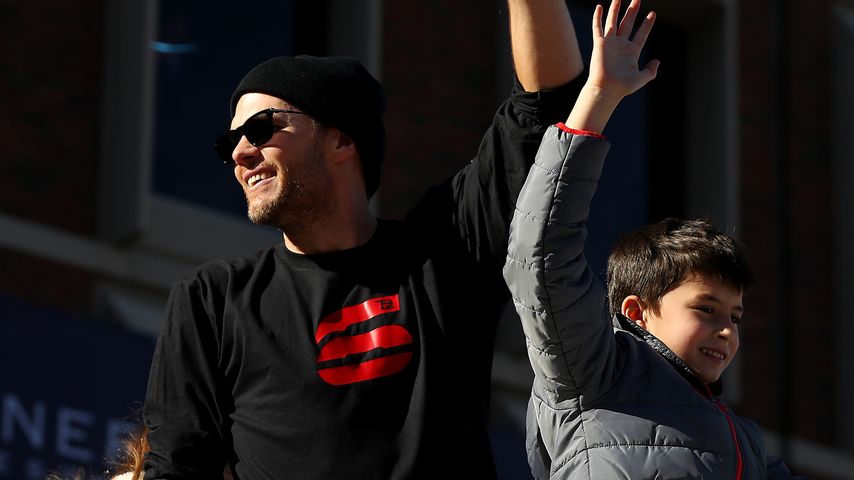 Tom Brady mit seinem Sohn Jack