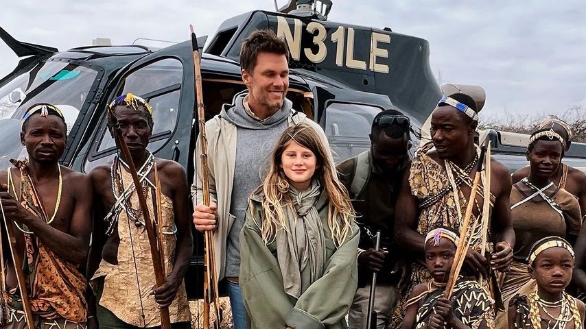 Tom Brady mit seiner Tochter