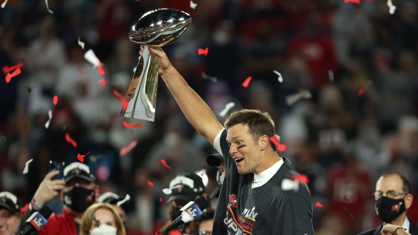 Tom Brady nach dem Super-Bowl-Sieg der Tampa Bay Buccaneers 2021