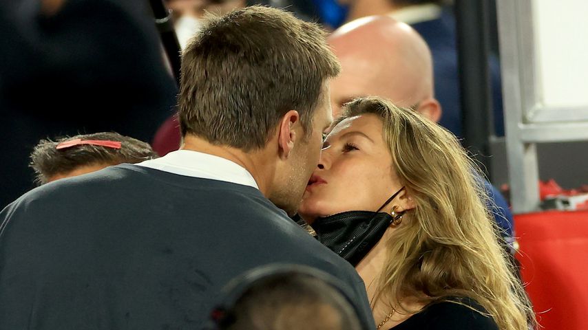 Tom Brady und Gisele Bündchen beim Super Bowl 2021
