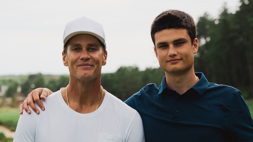 Süß: Tom Brady genießt Vater-Sohn-Zeit auf dem Golfplatz