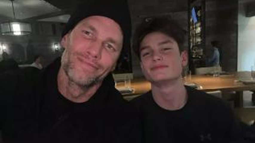Tom Brady und sein Sohn Jack im Februar 2023