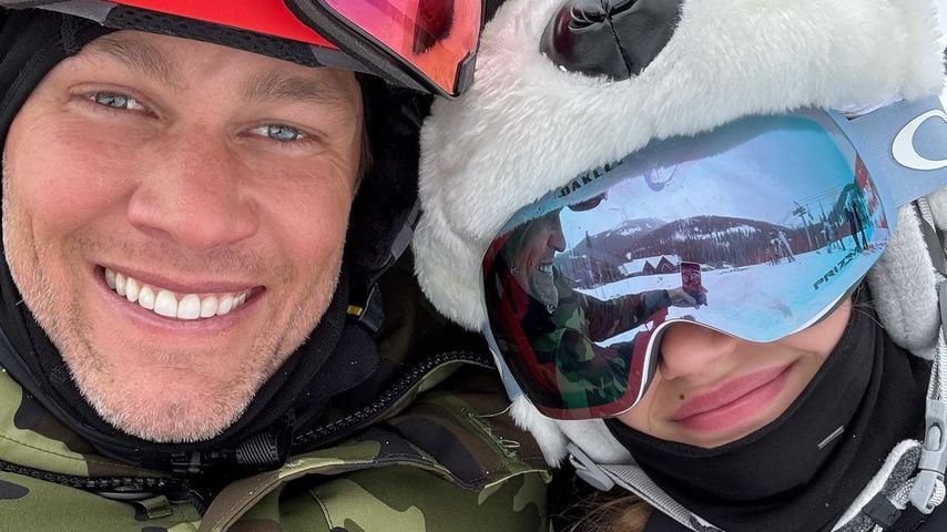 Tom Brady mit seiner Tochter Vivian Lake, März 2024