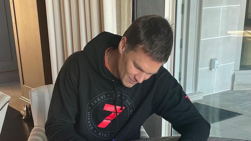 Tom Brady bei seiner Vertragsverlängerung, März 2021