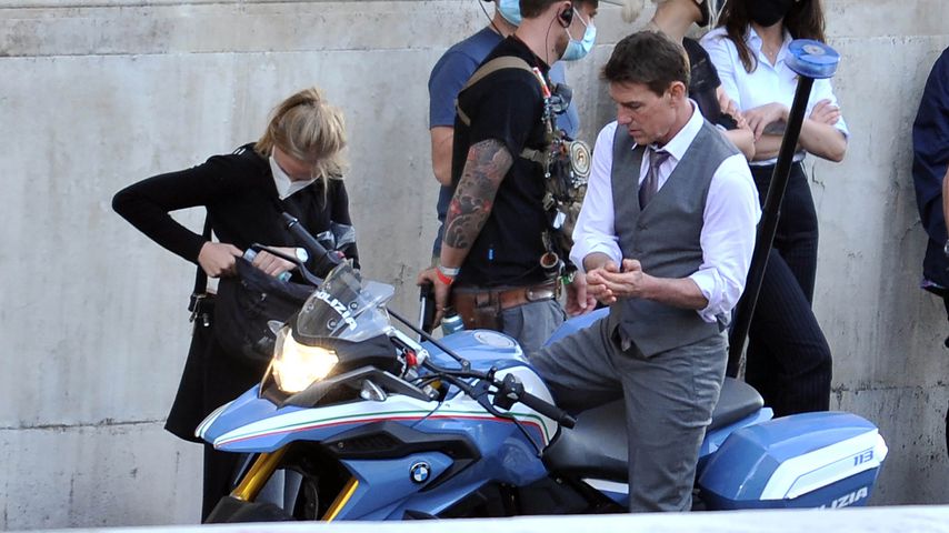 Tom Cruise am Set von "Mission: Impossible 7", Oktober 2020