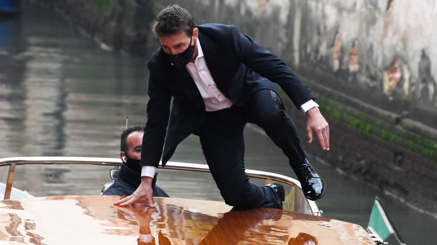Tom Cruise bei den Dreharbeiten für "Mission: Impossible 7"