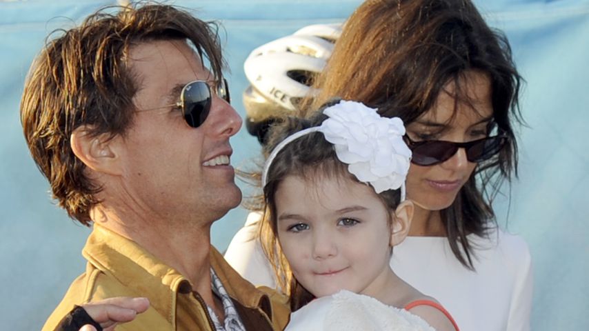 Tom Cruise mit seiner Tochter Suri, 2010