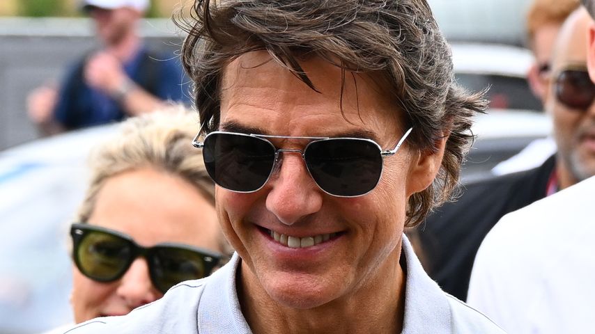 Tom Cruise bei dem Grand Prix von Großbritannien