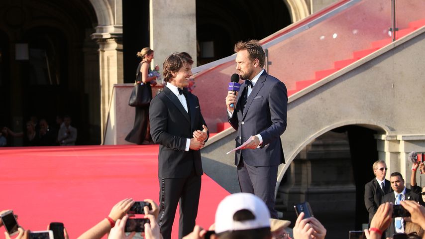 Tom Cruise und Steven Gätjen, Juli 2015