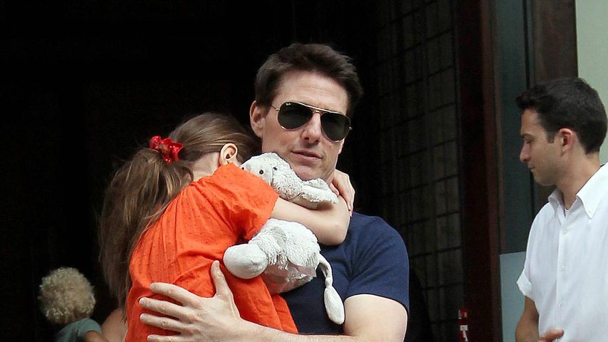 Tom Cruise mit Töchterchen Suri, Juli 2012