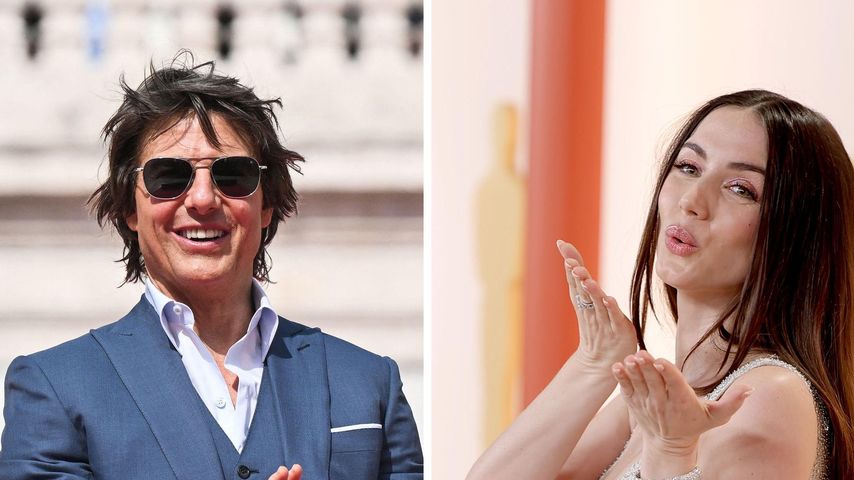 Collage: Tom Cruise und Ana de Armas