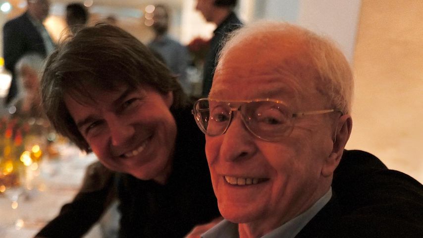 Tom Cruise und Michael Caine im März 2023