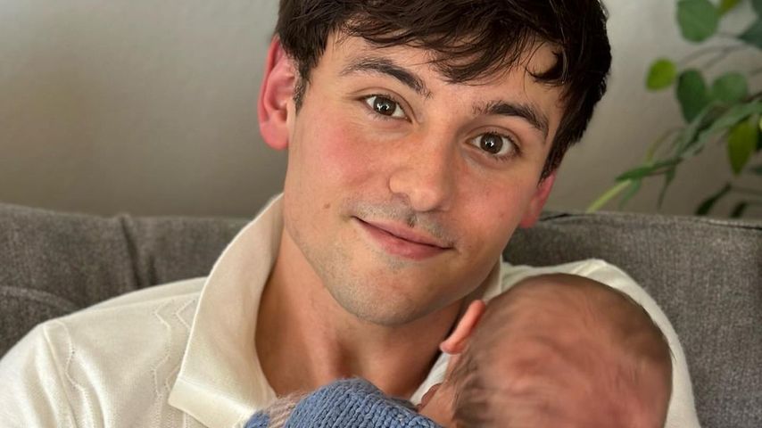 Tom Daley mit seinem Sohn Pheonix Rose