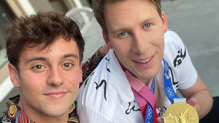 Tom Daley und Dustin Lance Black im August 2021