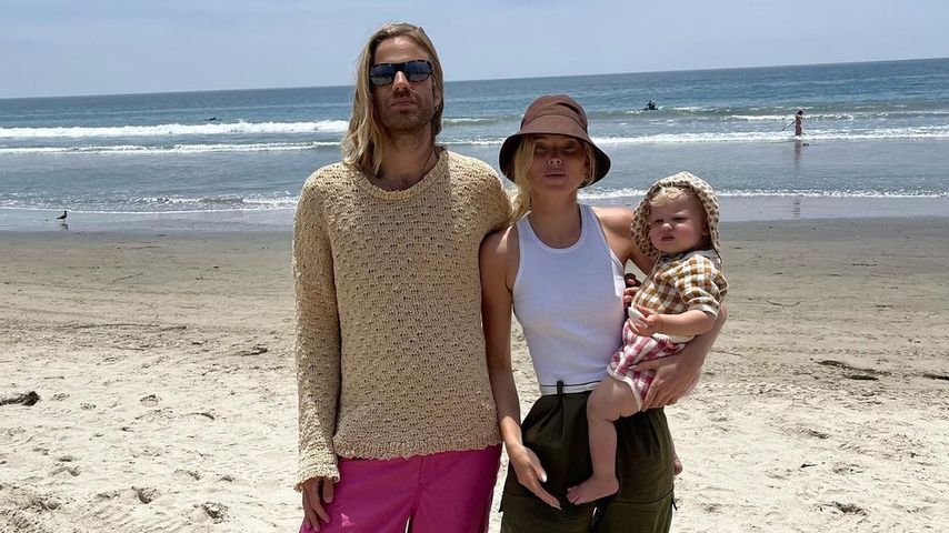 Tom Daly und Elsa Hosk mit ihrer Tochter Tuulikki