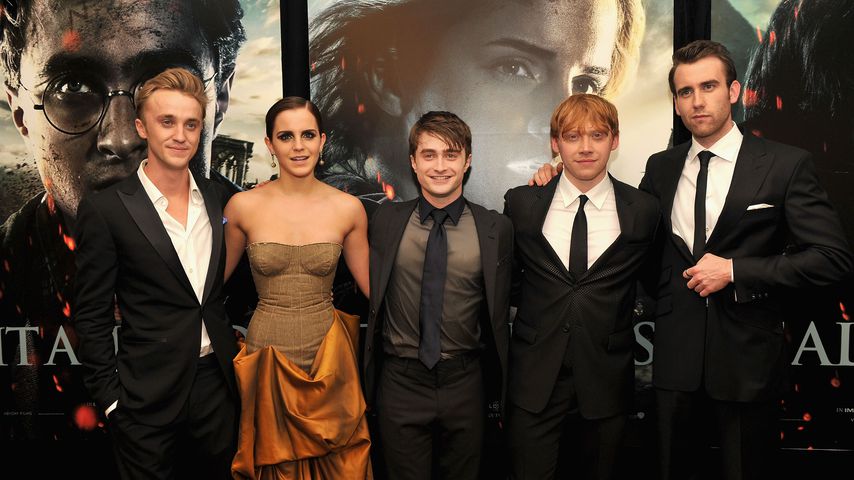 "Harry Potter"-Stars Tom Felton, Emma Watson, Daniel Radcliffe, Rupert Grint und Matthew Lewis