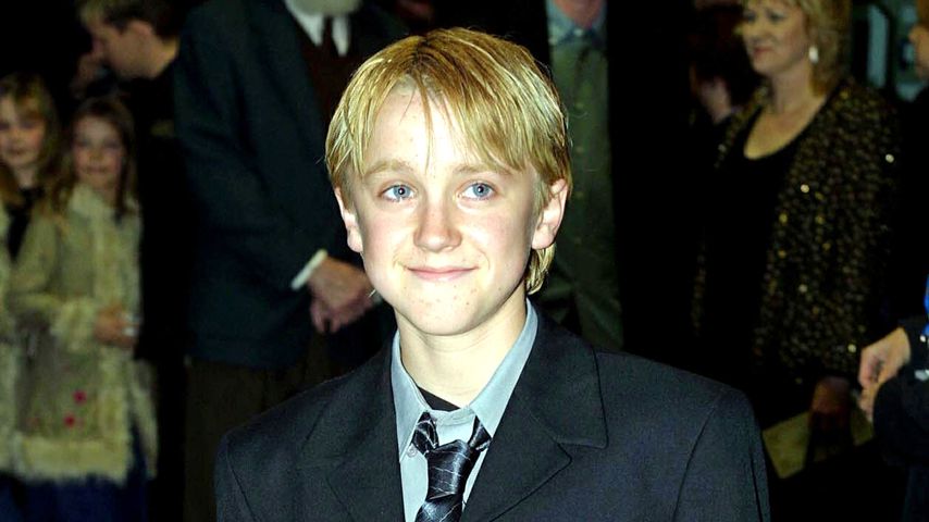 Tom Felton 2001 bei der "Harry Potter"-Premiere