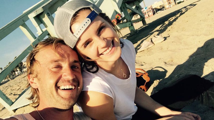 Tom Felton und Emma Watson