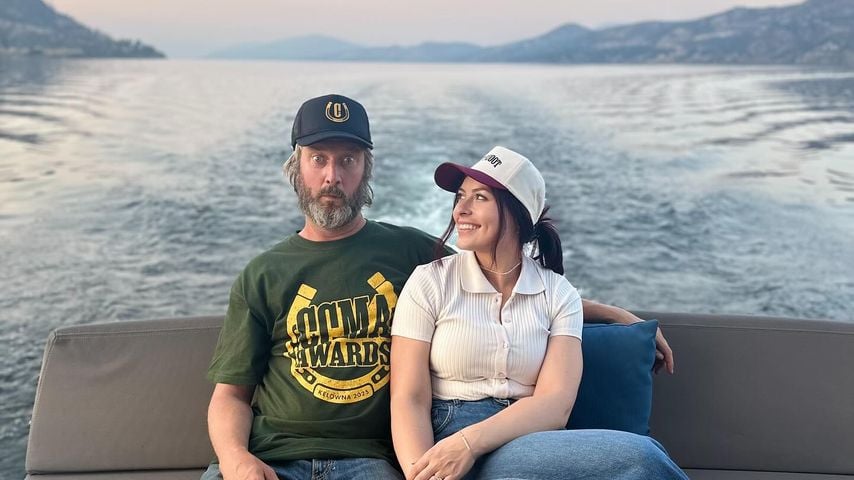 Tom Green und seine Partnerin Amanda , September 2025