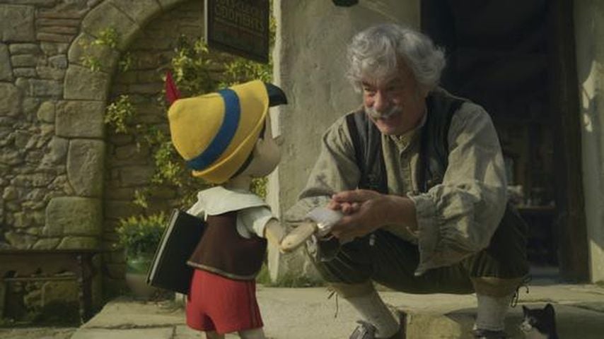 Tom Hanks als Meister Geppetto in "Pinocchio", 2022