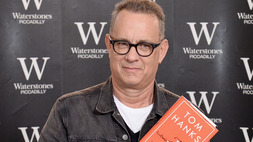 Tom Hanks mit seinem ersten Buch "Uncommon Type"
