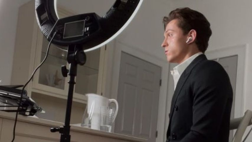 Tom Holland bei einem Interview, Februar 2021