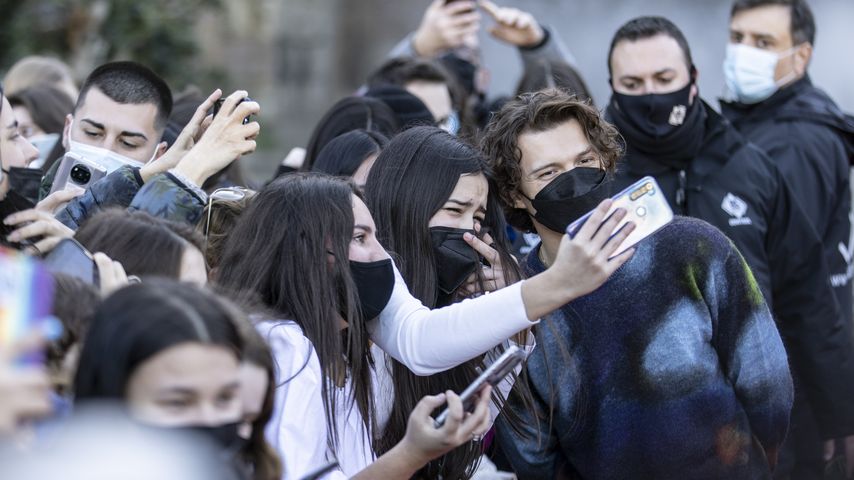 Tom Holland in Barcelona, 2022