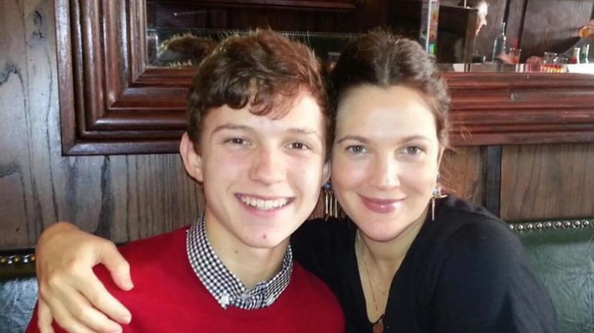 Süß! Drew Barrymore teilt ein Throwback-Foto mit Tom Holland