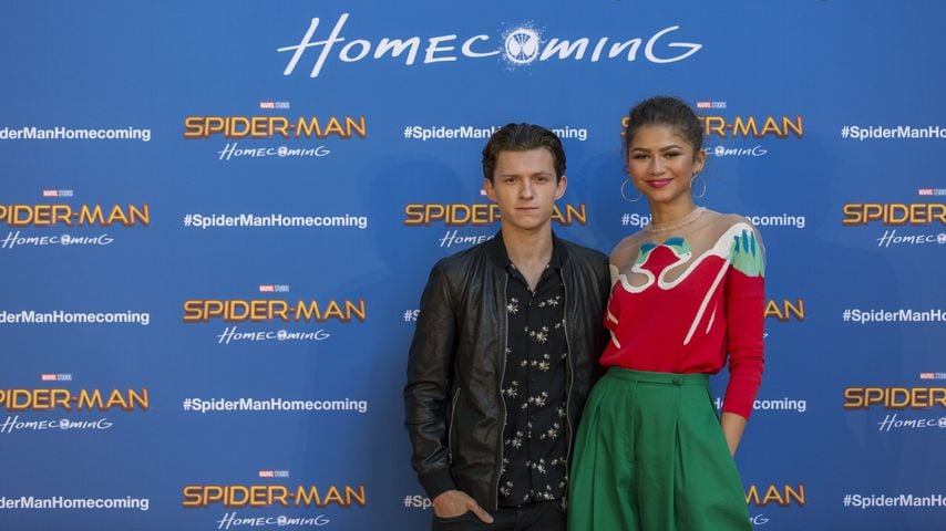 Schauspieler Tom Holland und Zendaya bei der Premiere von "Spider-Man: Homecoming"