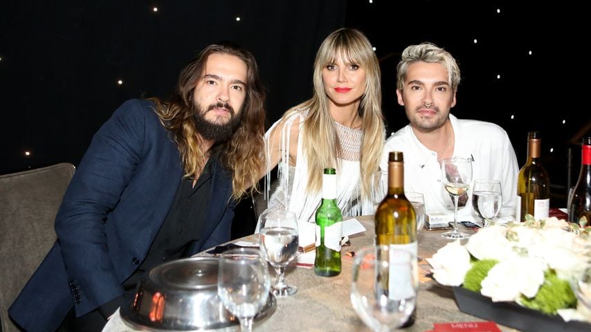 Tom Kaulitz, Heidi Klum und Bill Kaulitz im November 2019