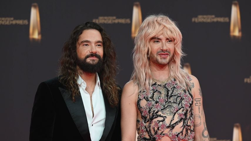 Tom Kaulitz und Bill Kaulitz beim Deutschen Fernsehpreis in Köln