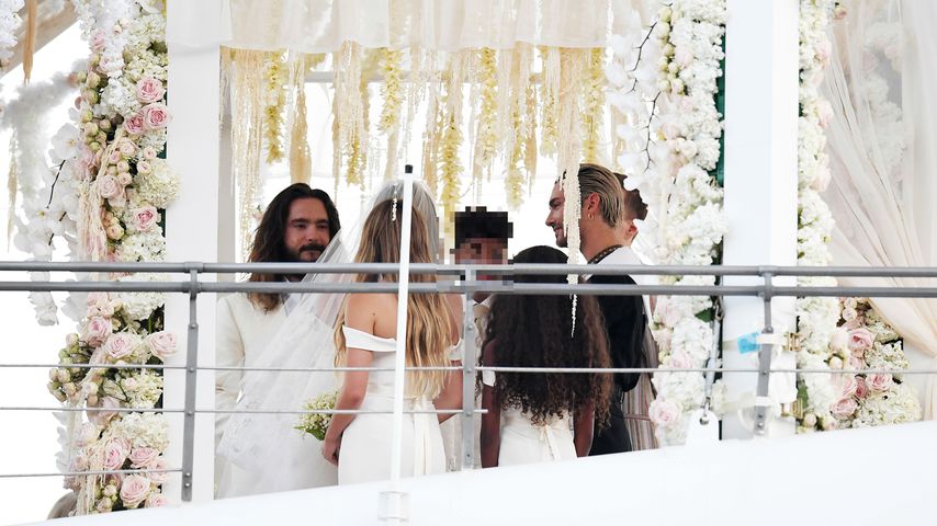 Tom Kaulitz und Heidi Klum bei der Trauung