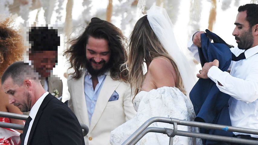 Tom Kaulitz und Heidi Klum an ihrem Hochzeitstag