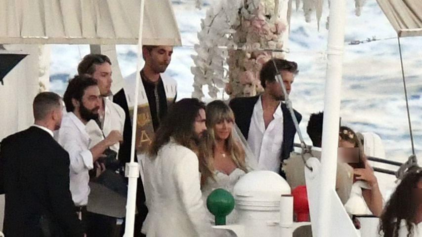 Tom Kaulitz und Heidi Klum bei ihrer Hochzeit