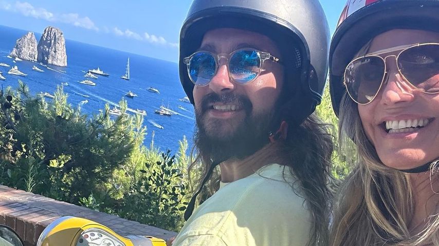 Tom Kaulitz und Heidi Klum im August 2023 auf Capri