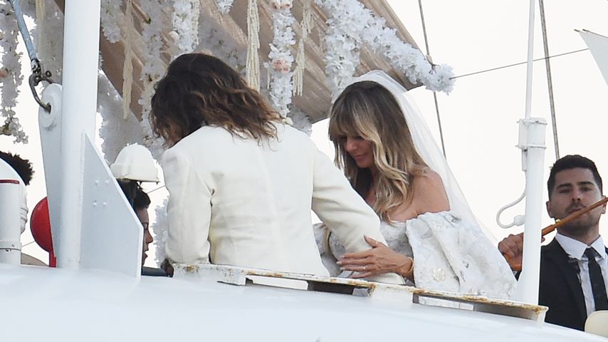 Tom Kaulitz und Heidi Klum im August 2019 auf Capri