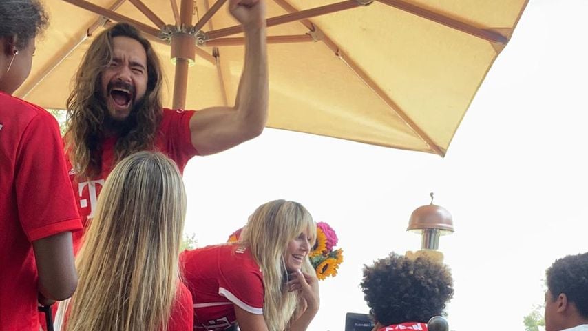 Tom Kaulitz und Heidi Klum mit deren Kindern, August 2020