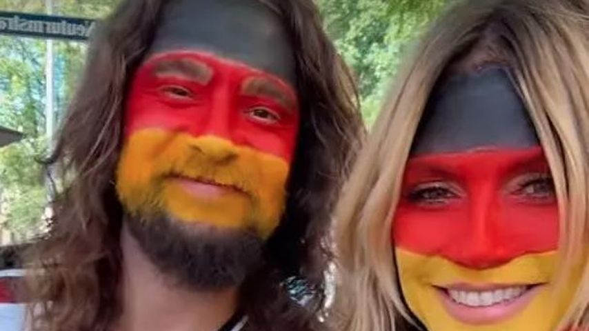 Tom Kaulitz und Heidi Klum bei der Fußball-EM 2024