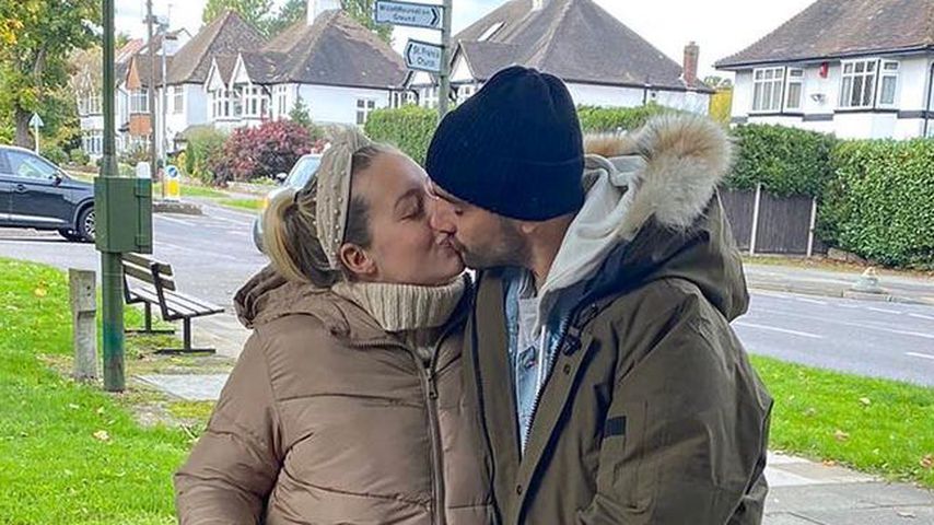 Tom Parker mit seiner Frau Kelsey im Oktober 2020