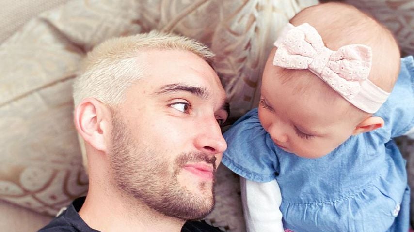 Tom Parker mit seiner Tochter Aurelia