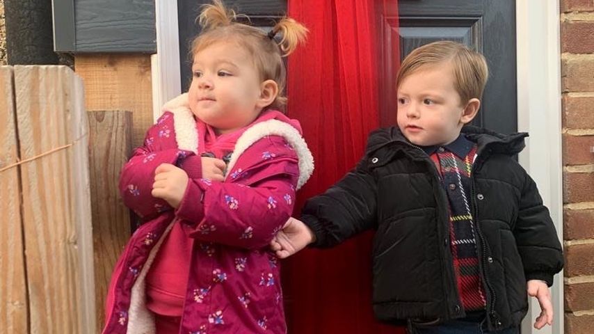 Tom Parkers Kinder Aurelia Rose und Bodhi Thomas im Dezember 2021