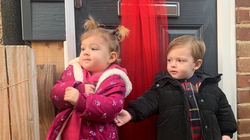 Tom Parkers Kinder Aurelia Rose und Bodhi Thomas im Dezember 2021